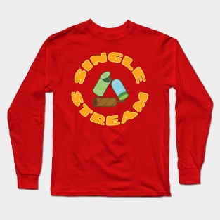 Single Stream Recycling Long Sleeve T-Shirt